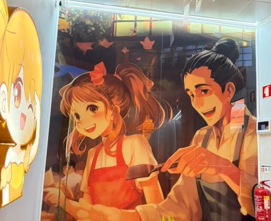 Revestimento de parede em acrílico com vinil impresso